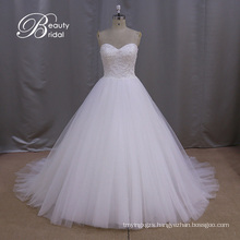 Beaded French Lace Custom Made Wedding Dress Dress